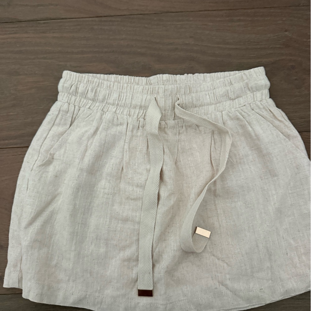 Light Gray Linen skirt